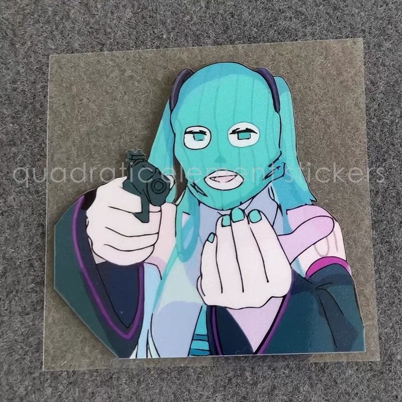 미쿠 오토바이 스티커 방수 전기 자동차 만화 양파 아름 - Cosplay Prop Diy 리뷰 및 가격