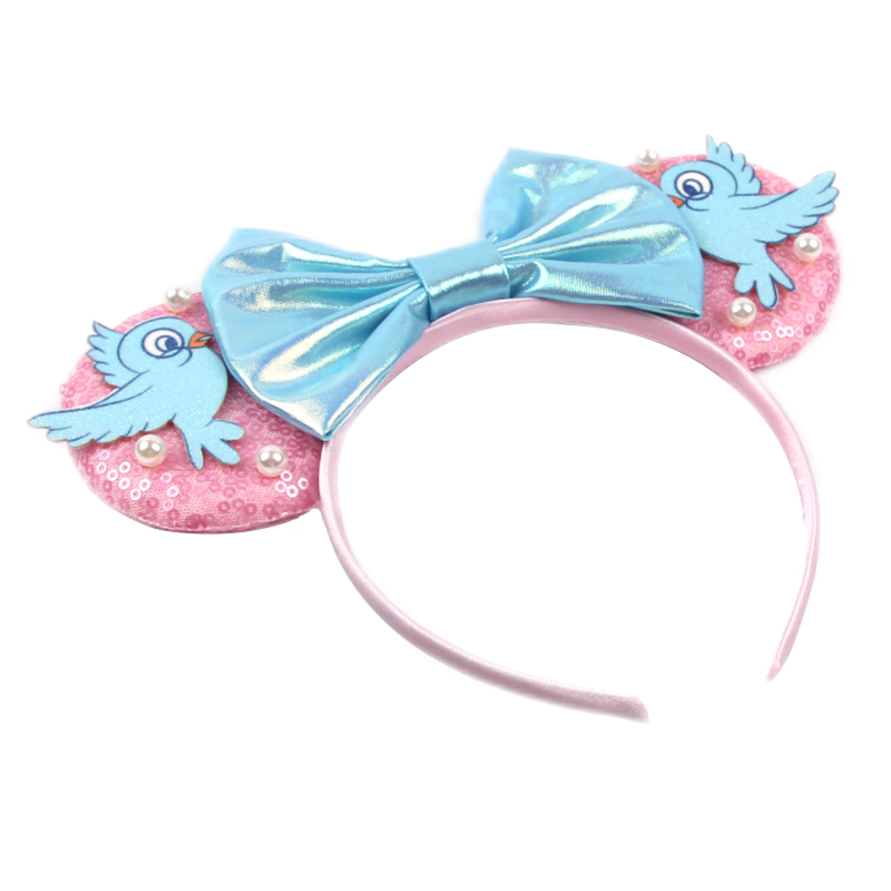 디즈니 신데렐라 미키 마우스 귀 머리띠 스팽글 활 소녀 - Cosplay Prop Bow 리뷰 및 가격